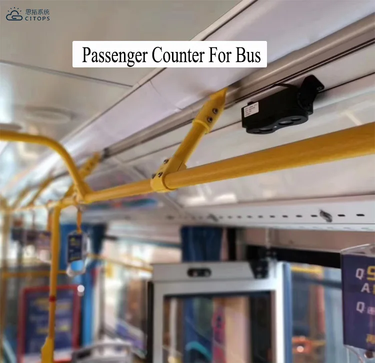 High Accuracy People Counting Sensor Camera Automatic Passenger Counter Connect With Mdvr For Vehicles