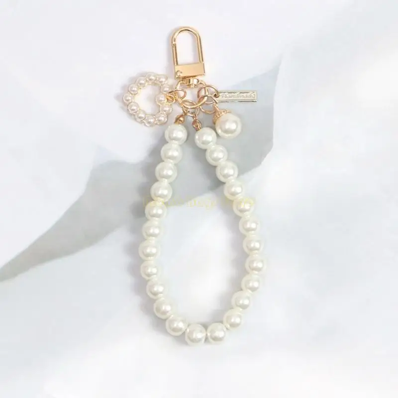 

X90d Shell Pearl Keyring Подвесная цепочка телефона Heart Caychain подвесная подвеска