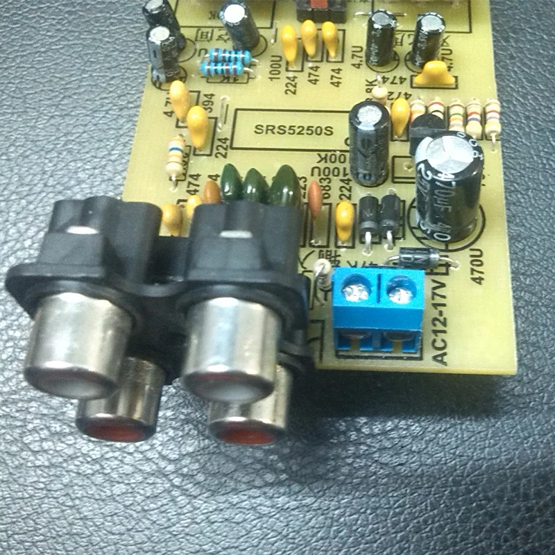 UNISIAN 3D Sound Effect Audio Preamplifier SRS Processor Tone Control Board For Diy Car Home Amplifier