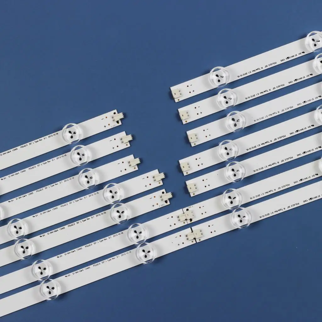 14pcs LED bar For innotek POLA2.0 55 Pola 2.0 R L 55LN5750 LA62M55T120V12 55LN5758 55LN5600 NC550DUN-SAAP1 55LN5710 55LN575V