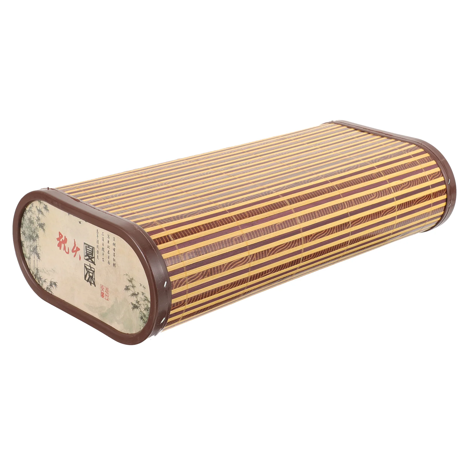 

Summer Hollow Pillow Cooling Cushion Chinese Neck Rectangular Bamboo Sweat Steam Room Breathable Wooden