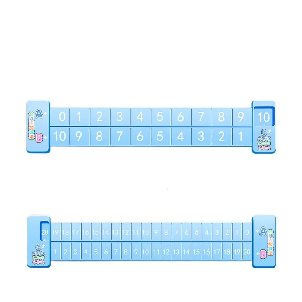 Early Education Number Decomposition Ruler Enlightenment Aid Learning Straight Ruler Plastic Stationery Student Ruler Students