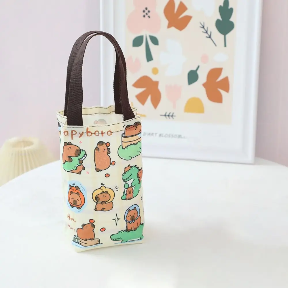 Capybara-Bolso de mano multiusos con dibujos animados Unisex, bolsa de taza de agua, bolsa de paraguas portátil bonita, gran oferta