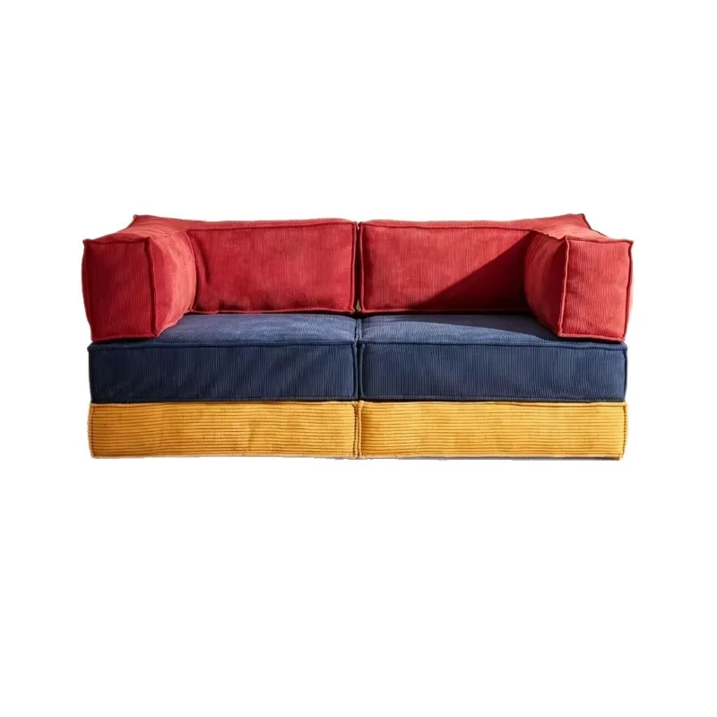 Pudding sofa bed, small apartment multi-functional folding dual-purpose, household lazy compression sofa