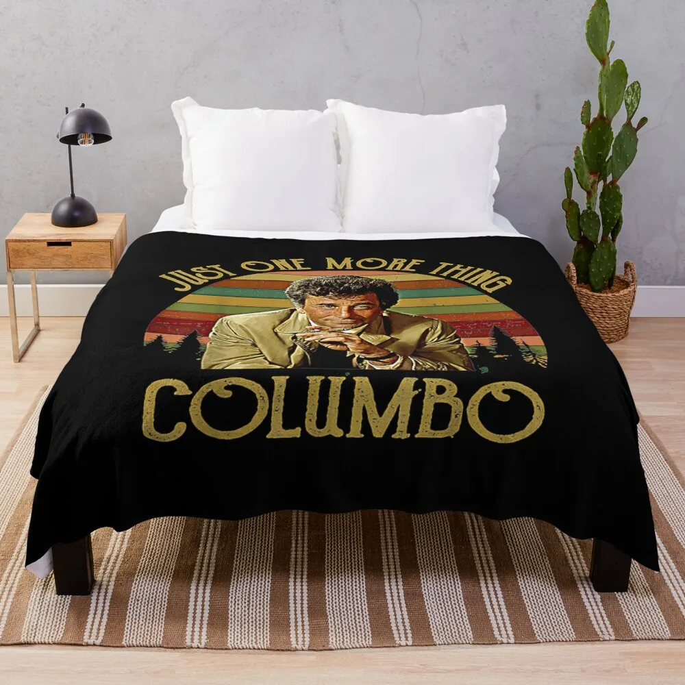 Just One More Thing Columbo Throw Blanket Furry Blankets Nap Blanket Blankets For Baby Flannels Blanket