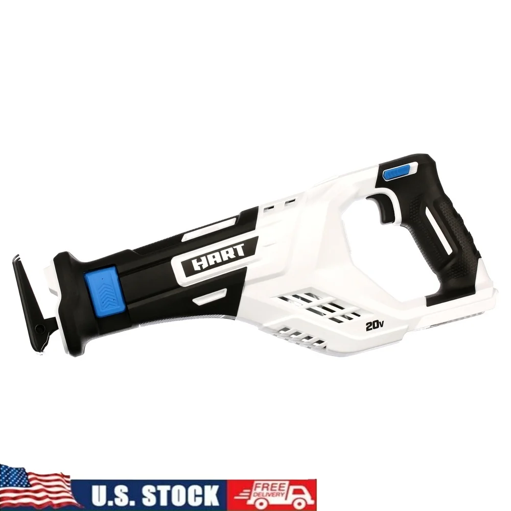 

20V Reciprocating Saw Variable Speed Trigger 0-3300 SPM Adjustable Shoe Quick Blade Change Wood Blade Included Power Tool