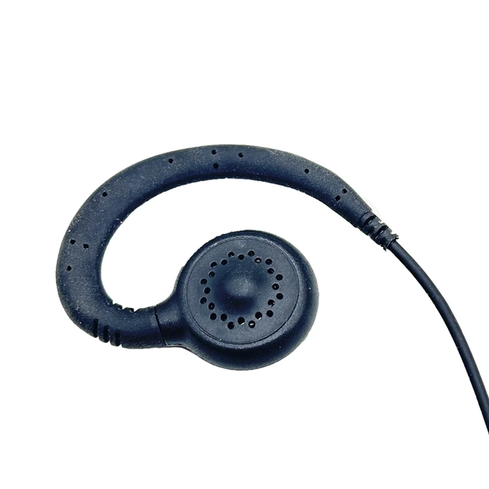 New Two-Way Radio Ptt Rubber Large Earhook Earphone for Motorola DP2000 DP2400 DP2600 DP3441 Walkie-Talkie Large Earhook Headset