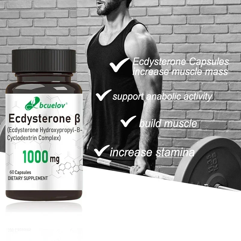 Pre-Workout Supplement - 1000 Mg Per Serving, Natural Anabolic, Muscle Mass - Daily Strength Enhancer - 30/60/120 Capsules