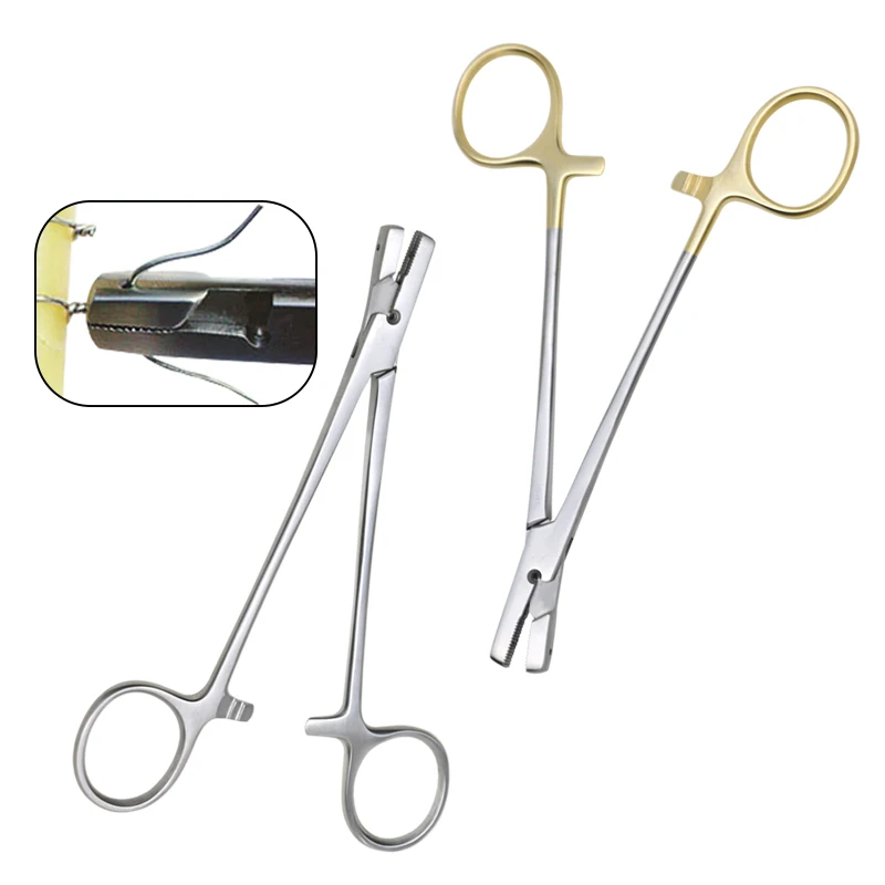 

GREATLH 1pcs Wire Ligature Forceps Wire Cutter Wire Pliers Stainless Steel High Quality Surgery Tool Orthopedic Instrument