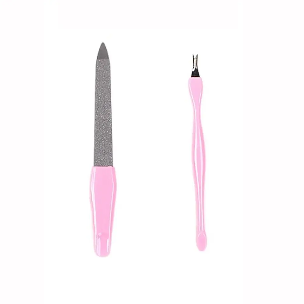 

Professional Stainless Cuticle Remover Durable Smoothing Nail File Double Sided Dead Skin Clippers Nail Trimming Tool