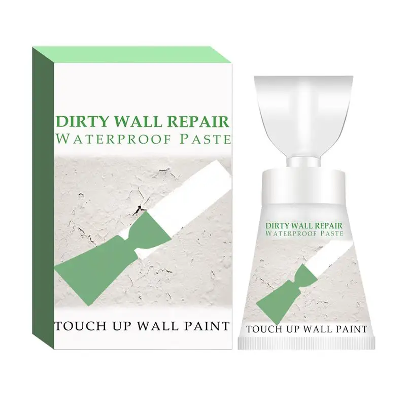 

Dirty Wall Paint 200g Dirty Wall Quick Repair Waterproof Patch Wall Dirt Patching Kit With Scraper For Children's Room Living