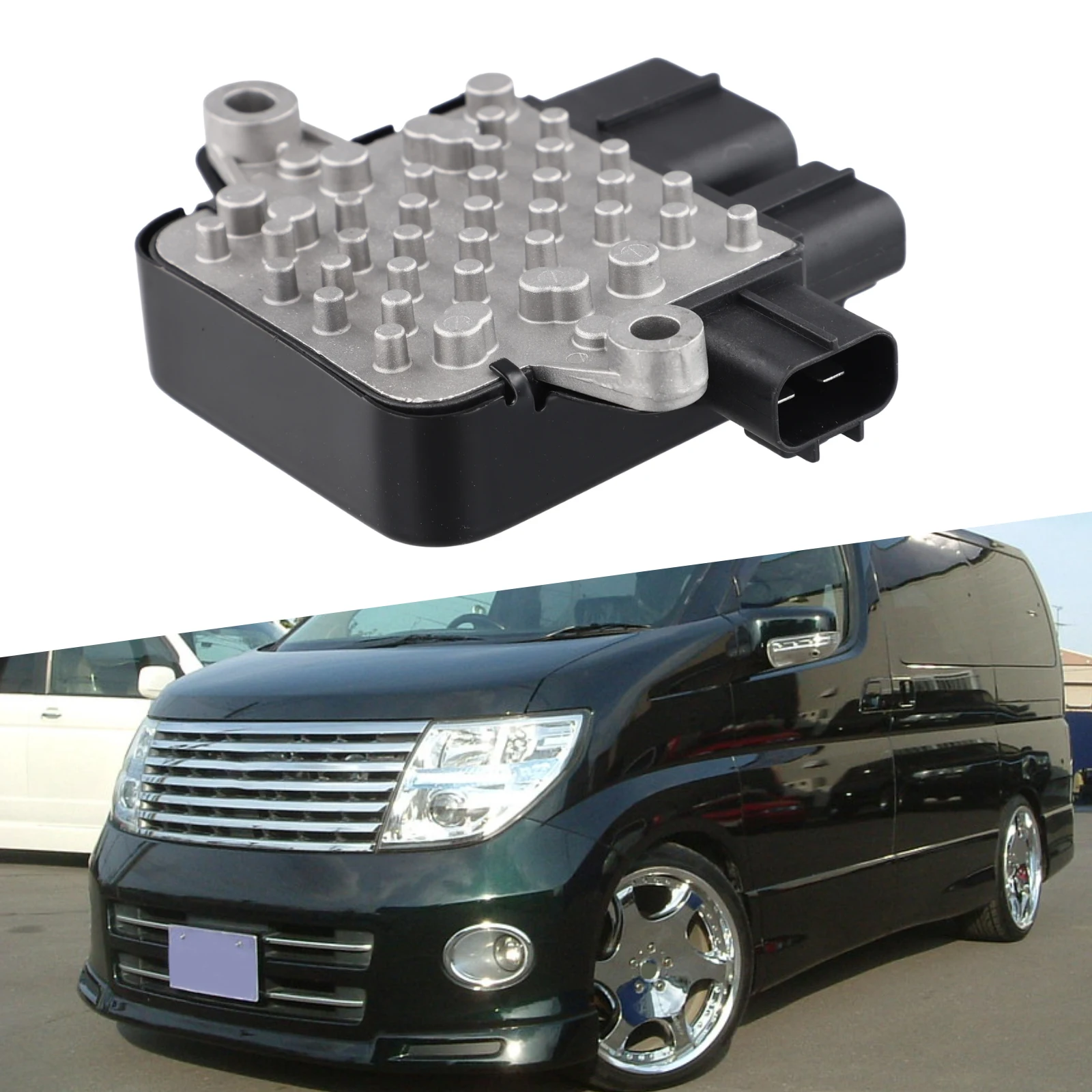 Radiator Fan Control Module Replacement for Nissan For Elgrand E51 2.5i Model Years 2002-2010 OEM Number 21493 A139E