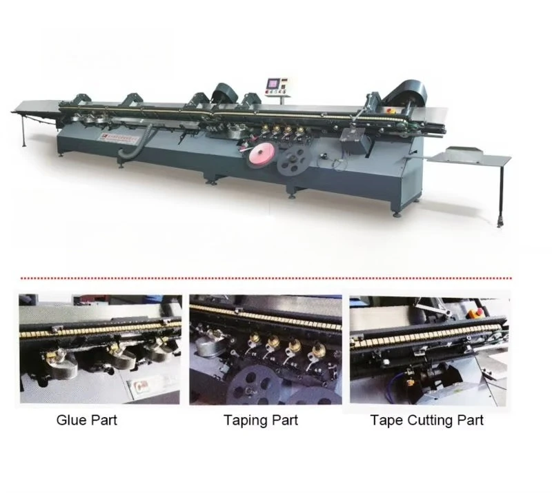 Book Back Gluing and Binding Machine Glue bound notebook machine