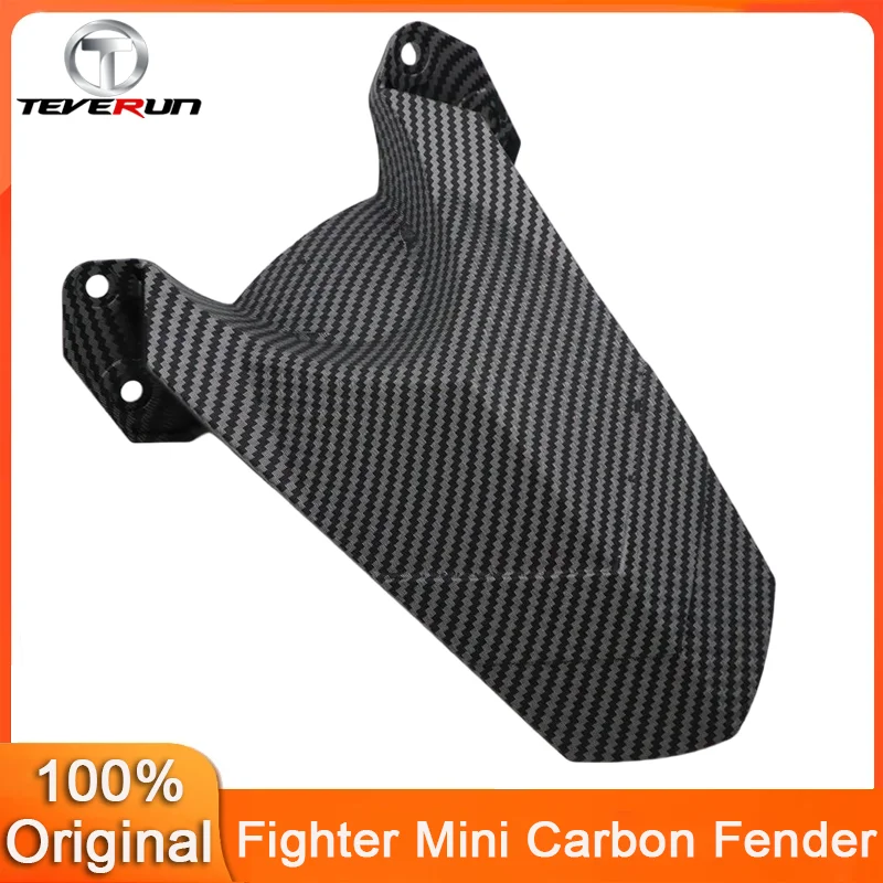 

Оригинальное крыло из углеродного волокна для Teverun Fighter Mini/Mini Pro/Mini Eco, электрический скутер, переднее и заднее крыло, детали Teverun