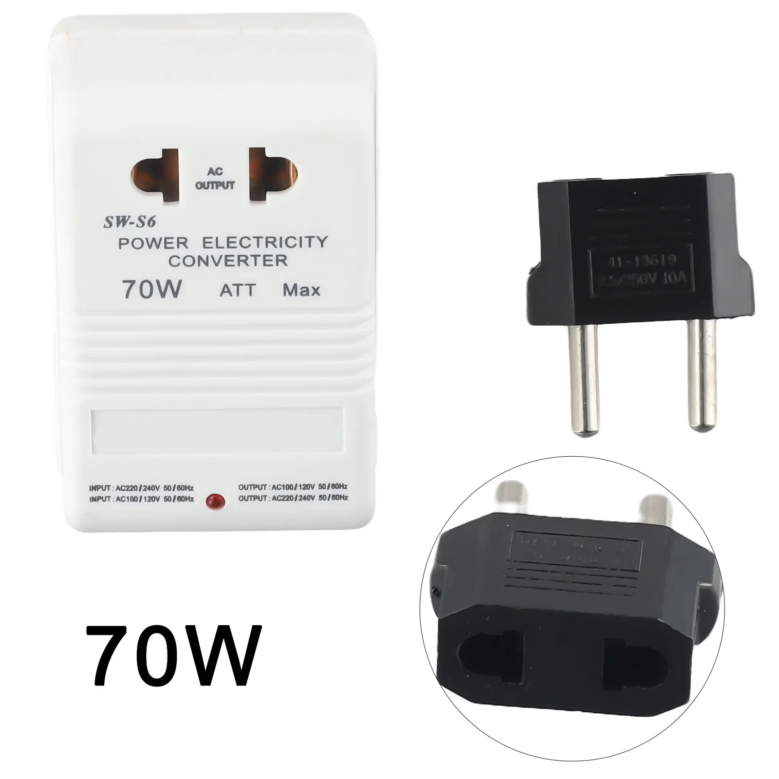Converter Transforme Voltage White+black 70W (2.9 X 1.9 X 1.57)\\\\\\\
