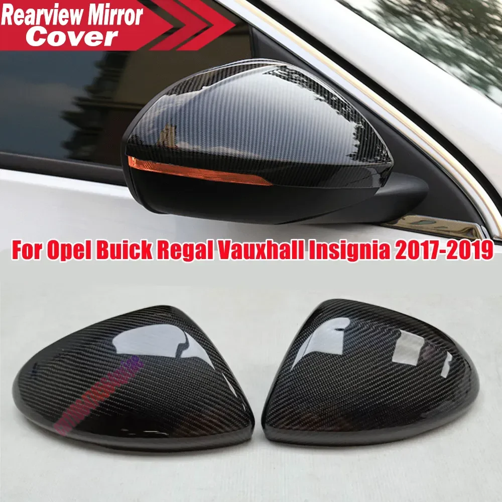 ABS Car Rearview Side Mirror Cover Wing Cap Exterior Door Trim Replacement Part For Opel Buick Regal Vauxhall Insignia 2017-2019