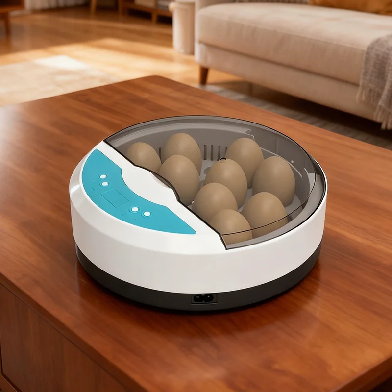 

Маленький домашний автоматический инкубатор для яиц, умное управление, ручной поворот, встроенный цикл свечи, воздуховод, видимое окно, яйцо для нескольких птиц