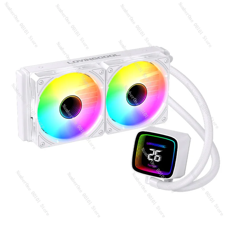 HK 통합 수냉식 CPU 라디에이터 argb 섀시 팬 썸네일 5