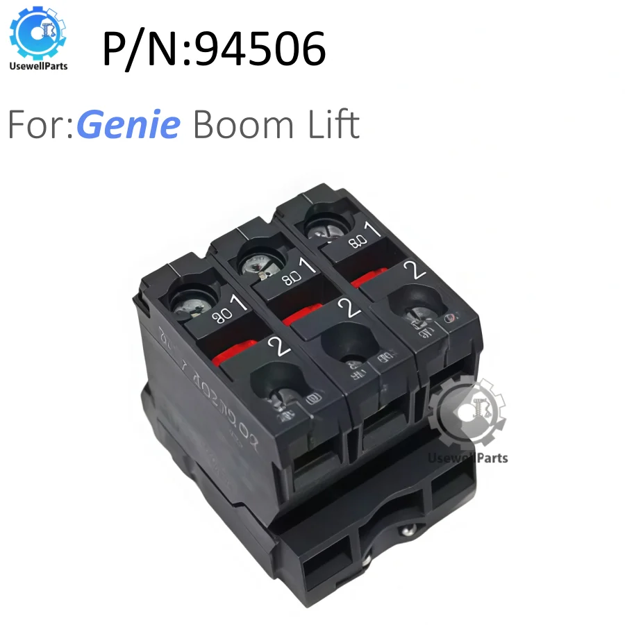 

Контактная база UsewellParts 94506 94506GT для подъемников Genie Boom Lift S-40, S-45, S-60, S-65, S-80, S-85, S-60X, S-60TRAX, S-65TRAX, S-80X