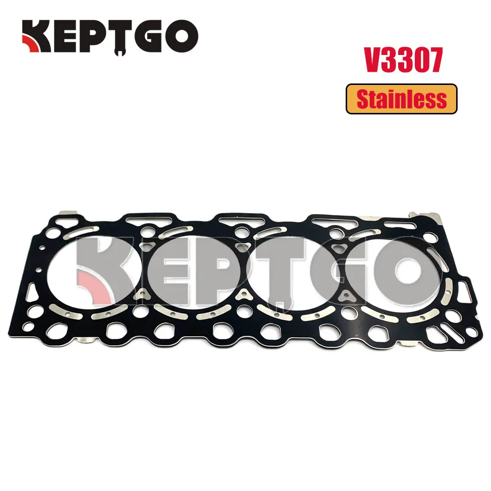 Cylinder Head Gasket For Kubota V3307 V3307T Bobcat T650 S630 Loaders