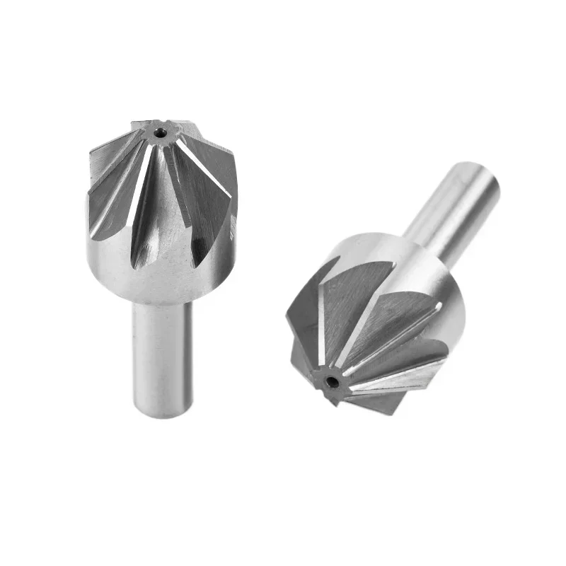 For Straight Shank Drill/Chamfer Drill 60 ° 90 Degree 120 Degree Multi-Blade Rose Reamer Taper Drill Bit Chamferer