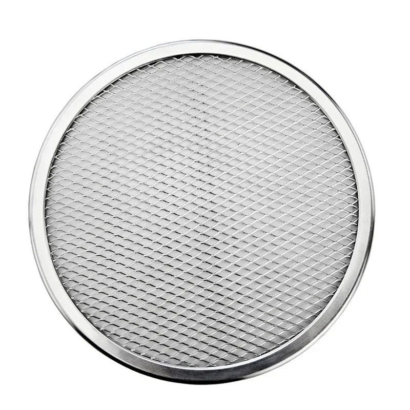 15/23/38 DIY Pizza Screen Baking Tray Round Pizza Baking Tray  Metal Net Non-stick Mold For Oven