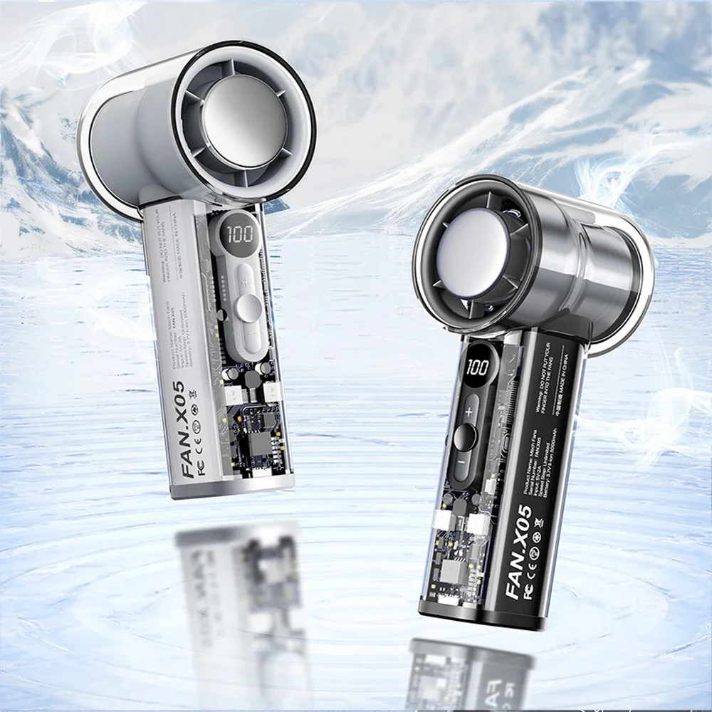 

Портативный портативный вентилятор 2025 — 100-скоростное турбоохлаждение, перезаряжаемый мини-вентилятор с высоким ветром и регулируемым потоком воздуха — Labubo.