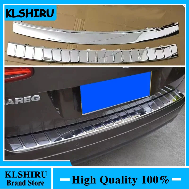 For Volkswagen Touareg 2002-2018 Car cover Original factory ABS plating Rear bumper Protector Sill Car styling