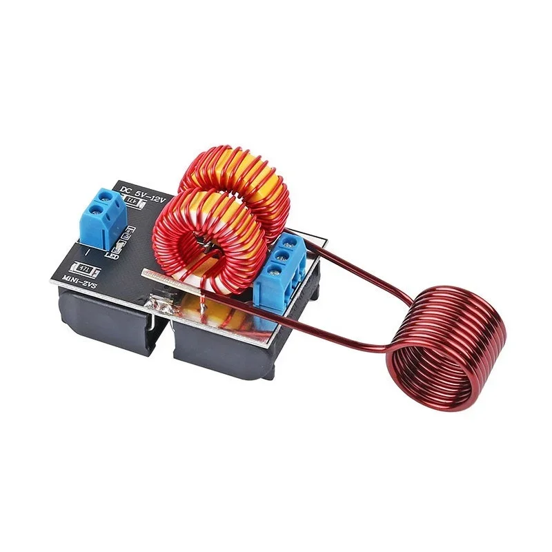 DC 5V-12V 120W Mini ZVS Induction Heating Power Module Tesla Jacobs Ladder No Taps With Heating Coil