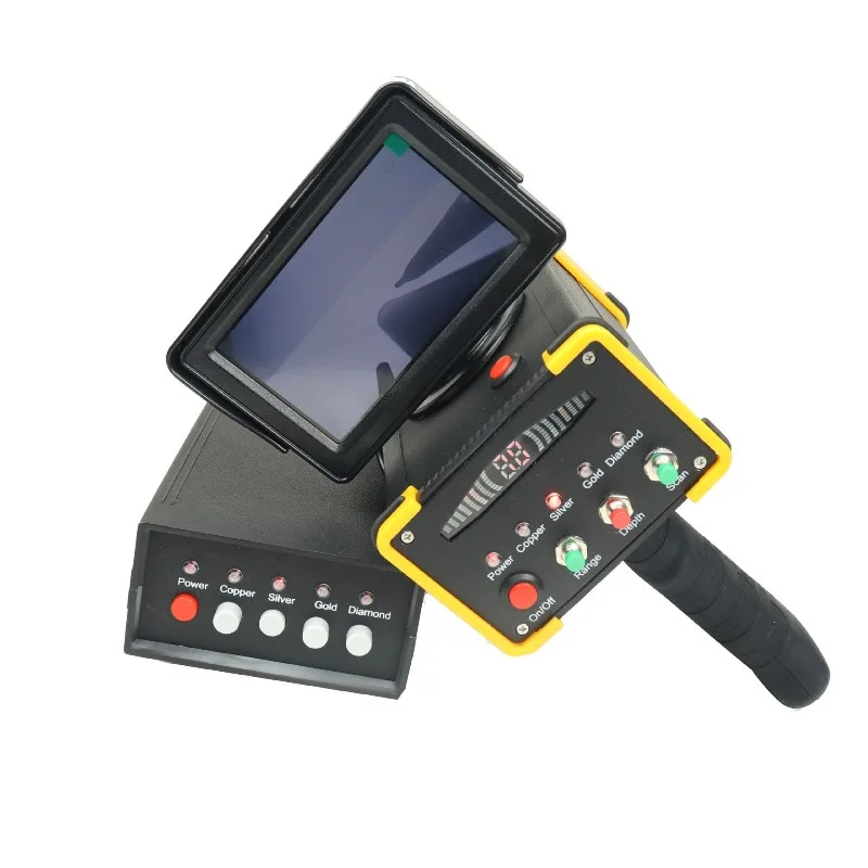 3D Black Hawk Underground Remote Gold, Silver, Gem, Metal Detector, Archaeological Treasure Finder Outdoor