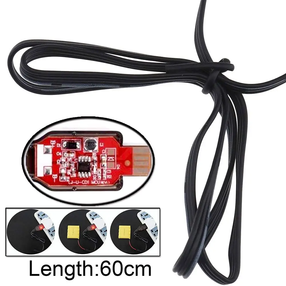 Carregador USB Lipo Li-ion Battery, 7.4V 1000mA, XH-3P, Brinquedos RC, Aeronave, Carro, Robô, Helicóptero, Carregamento Indicador LED