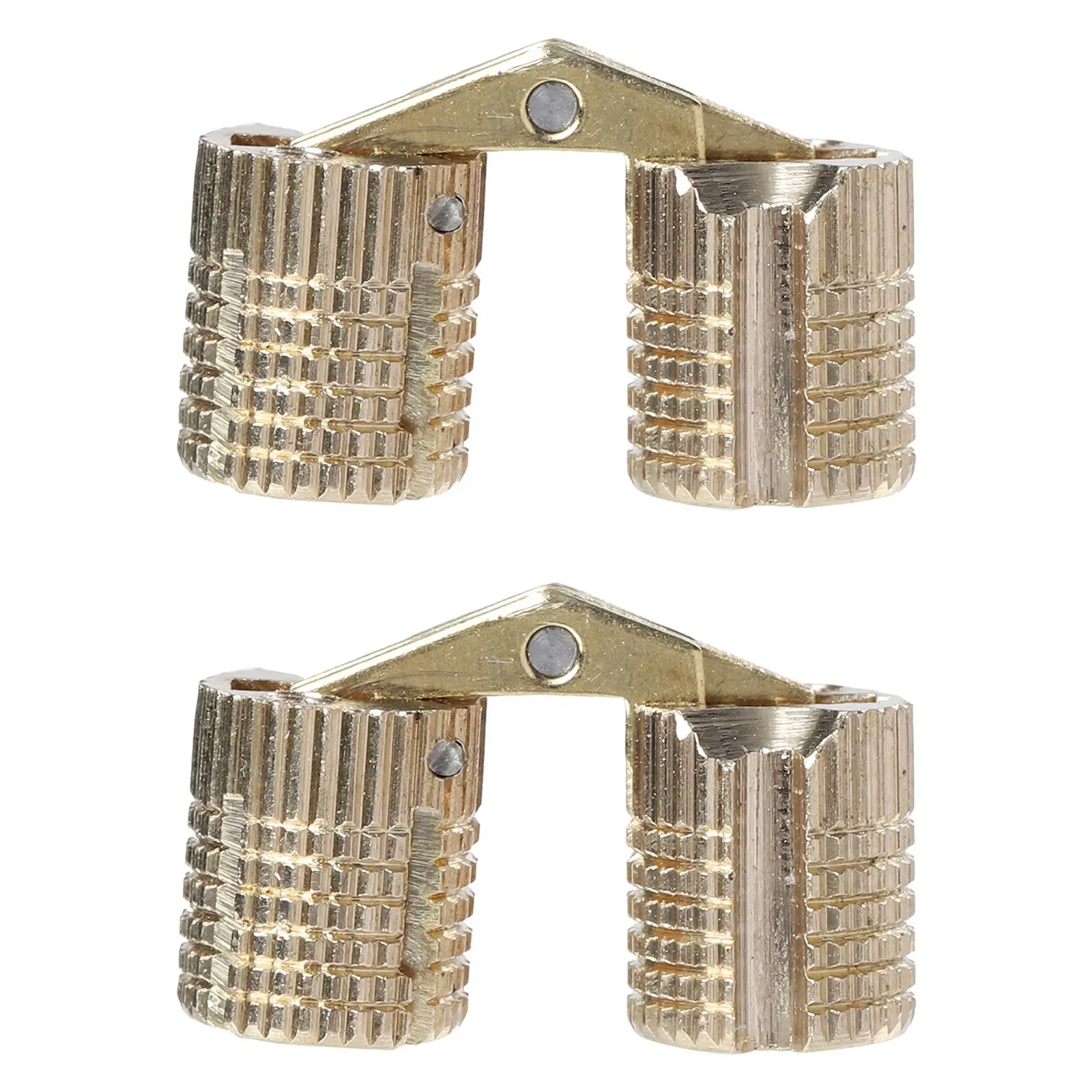 

2Pcs Pure Copper Hinges Durable AntiOxidation Small Barrel Hidden Cabinet Furniture Jewelry Box Hinges