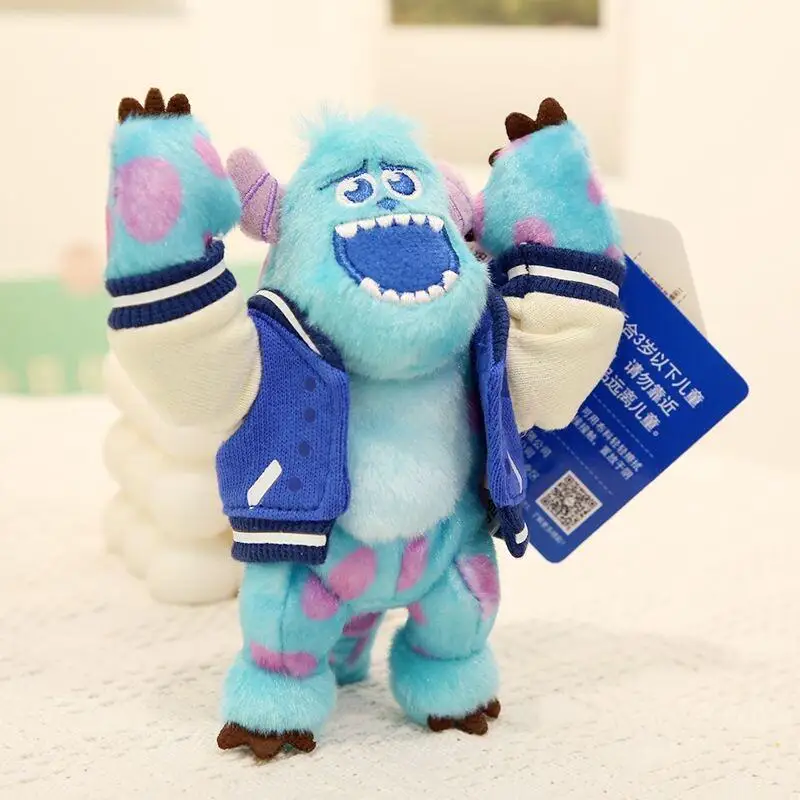 ديزني وحوش جامعة جيمس بي سوليفان Pp القطن البيسبول الزي أفخم دمية المفاتيح حقيبة الظهر قلادة الديكور الصبي هدية #5