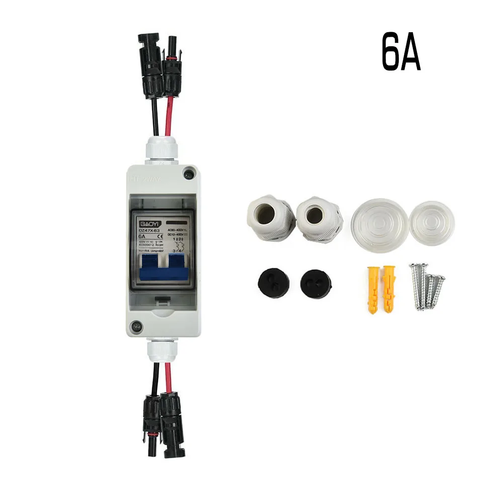 Disconnect Circuit Breaker DC AC A B I In C To C Package Includes Solar Circuit Breaker Standard Breaking Capacity