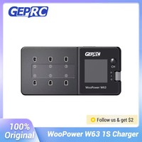 GEPRC WooPower W63 100w Smart Battery Charger Charged for LiPo LiHV LiFe Suit Short-circuit Protection RC FPV Quadcopter Drone