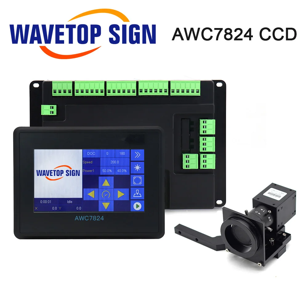 WaveTopSign Trocen Co2 نظام التحكم بالليزر AWC7824 CCD AWC7846 لآلة النقش والقطع بالليزر Co2 استبدال AWC608C
