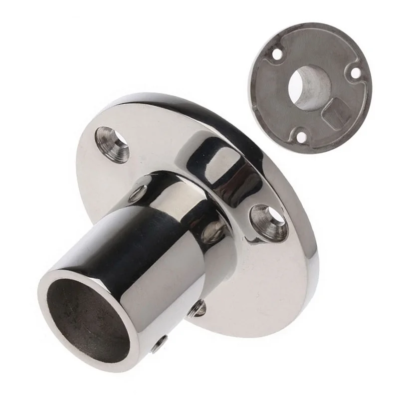 Części łodzi i akcesoria podstawa ręczna poręcz 0.98 "(25mm) rura okrągła łódź morska ze stali nierdzewnej 90 stopni