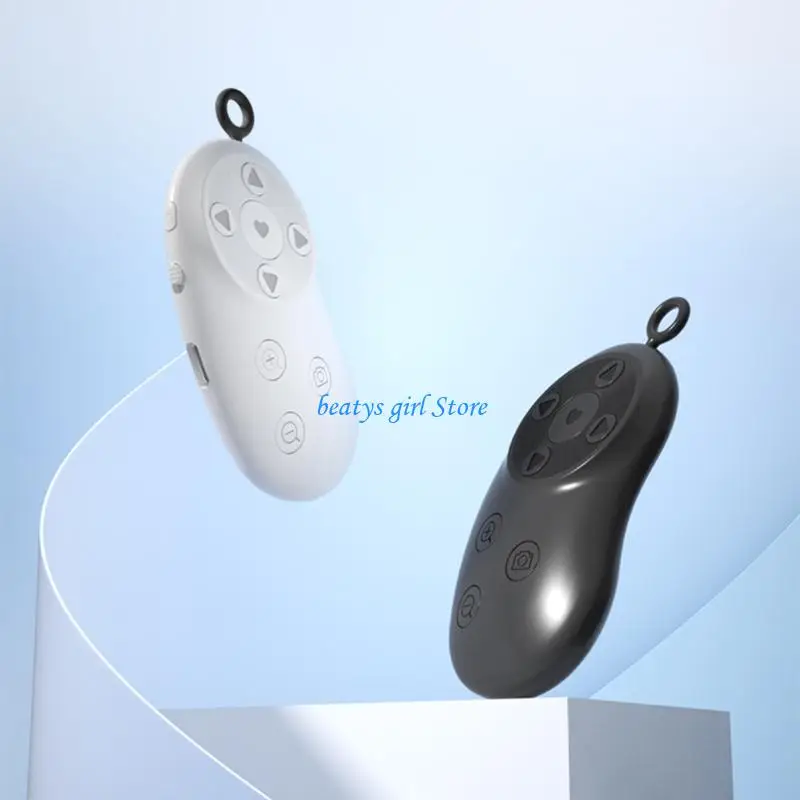 

C7AB Wireless Remote Control Device For Smartphones Wide Ranges Rechargeable Content Creating Tool Study Companion