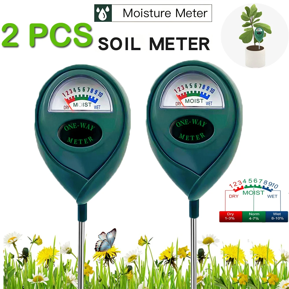 

1/2 шт. Измеритель влажности почвы, Влагомер для растений, Тестер влажности почвы, Измеритель уровня воды в почве