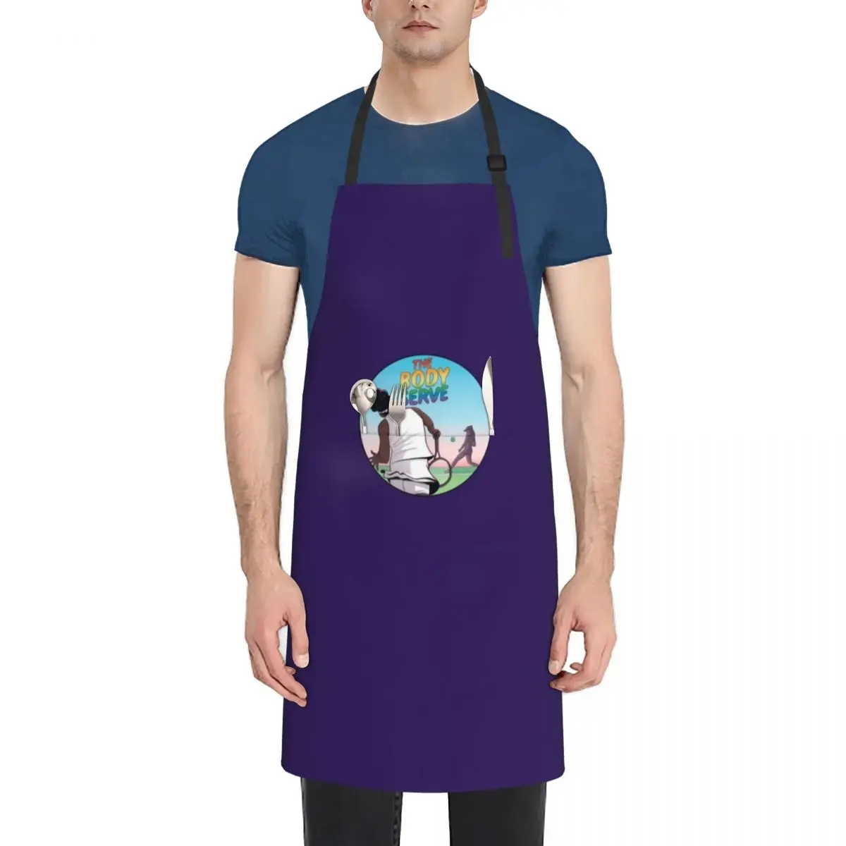 

The Body Serve Tennis Podcast Apron Kitchen for women with pocket Apron