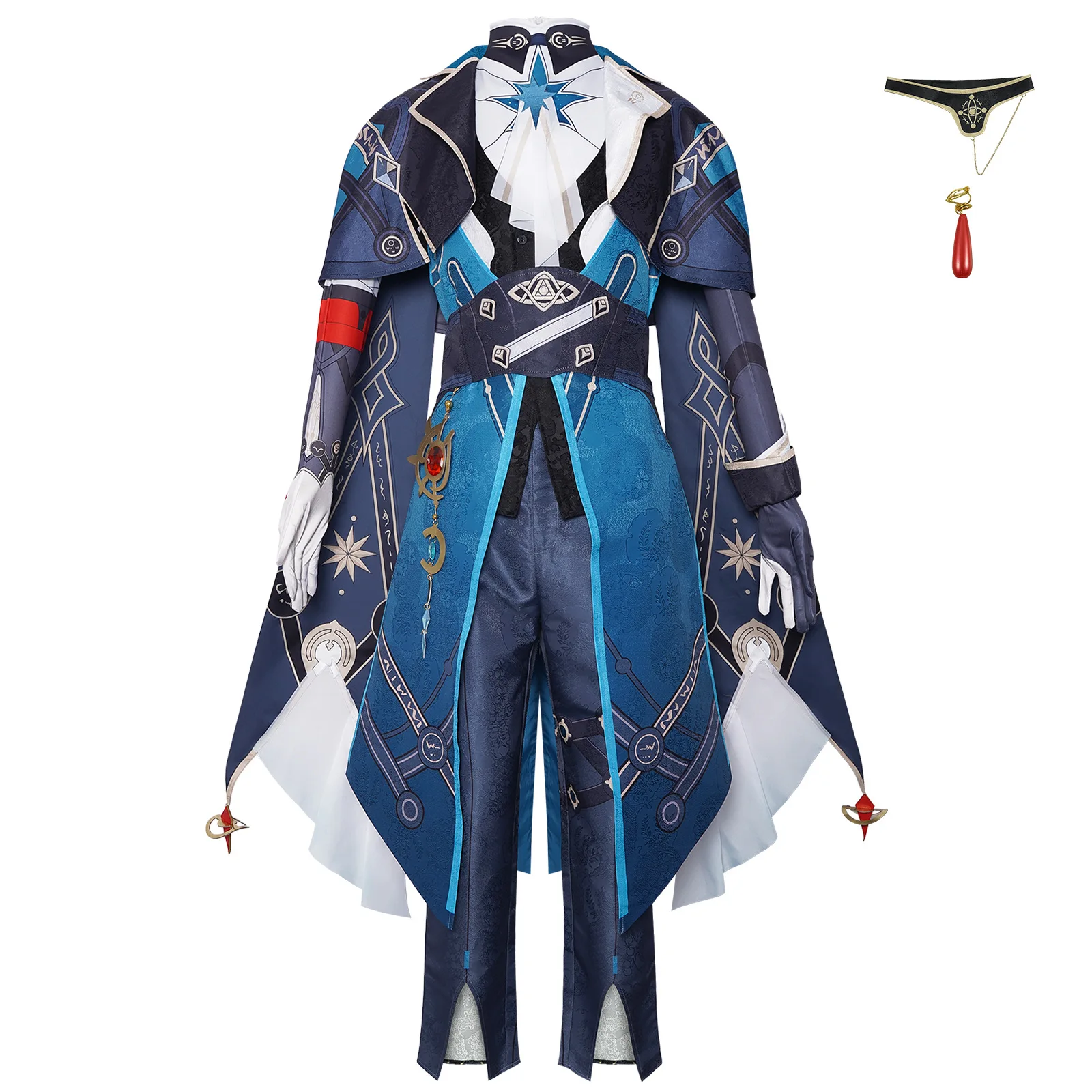 

Honkai Star Rail Cosplay Costume Anime Game Anaxa Character Outfit Full Set with Embroidery Sci Fi Fantasy Ready Stock