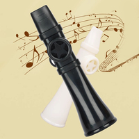 Portable Kazoo Flute Easy To Learn Musical Instruments with Lanyard Funny Musical Whistle for Kids and Adults