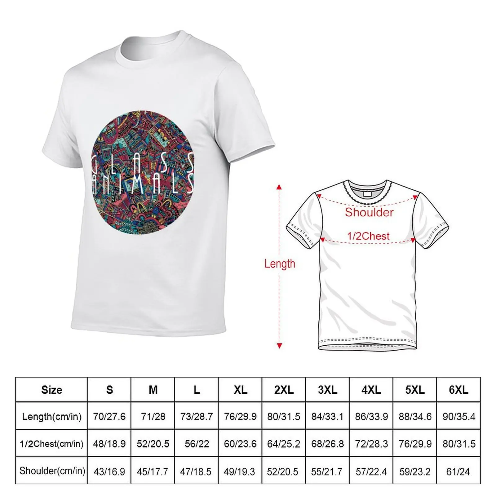 Glass Animals T-Shirt new edition korean fashion t shirts for men pack