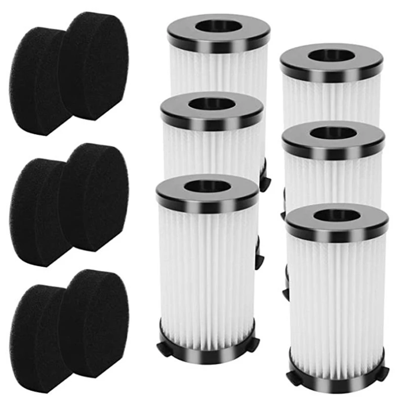 

6Pcs Replacement HEPA Filter Compatible For MOOSOO D600 / D601 And Iwoly For V600 Corded Vacuum Cleaner