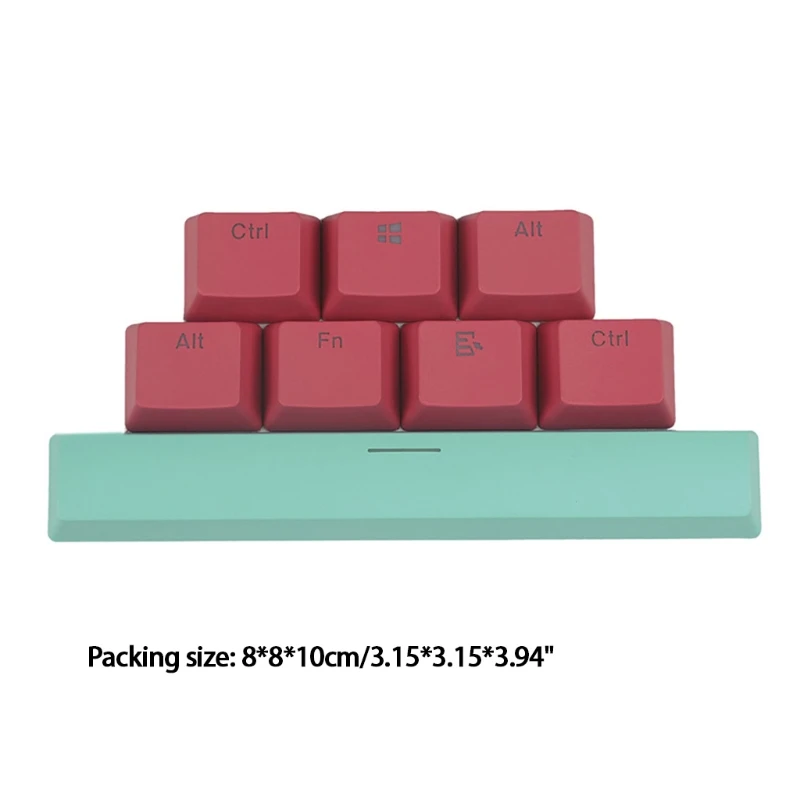 

8 клавиш PBT, колпачки для клавиш с двойной подсветкой, встроенная подсветка для Corsair Strafe K65 K70 G710, Механическая игровая клавиатура