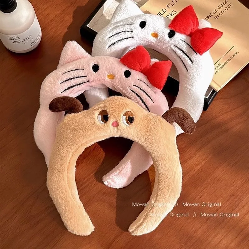 

New model Hello Kitty Kuromi Ears Headband Women Cute Hairbands Girl Hair Accessories Kids Friends Gift