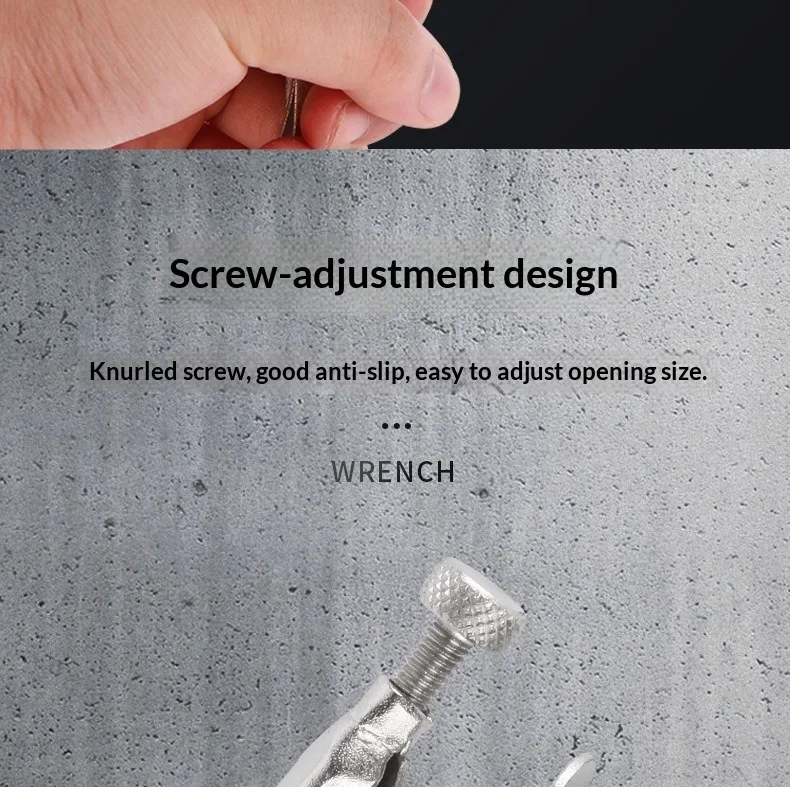 5 Zoll C-Klemme Verriegelungszange Hochleistungs-Schweiß- und Holzbearbeitungszange Mini-Handspannzange DIY-Reparatur-Handwerkzeuge – Detail 5