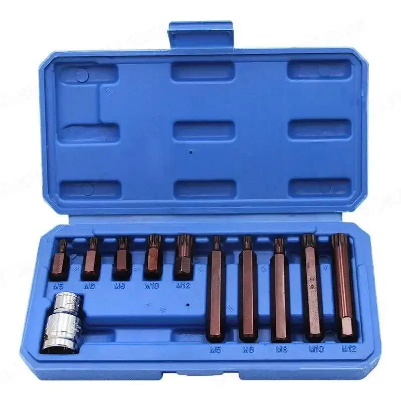 Hex Torx Screwdriver Bit Set S2 Steel Socket Bits for Pneumatic Electric Screwdriver Industrial