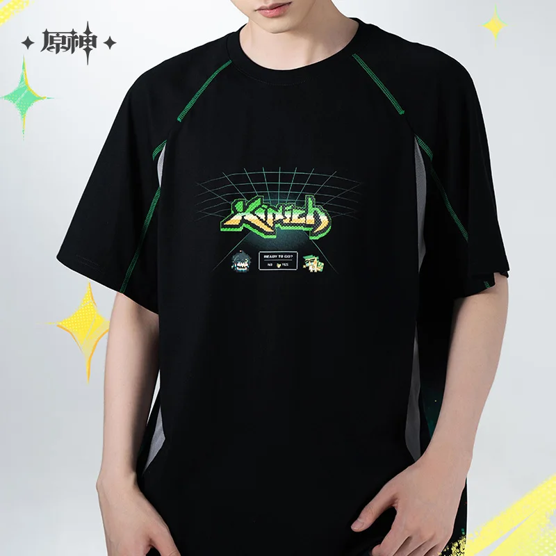 

[Official] Kinich T-shirt Game Genshin Impact MiHoYo Original Short Sleeve Tee Cosplay Costume Top Doujin Gifts for Men Women
