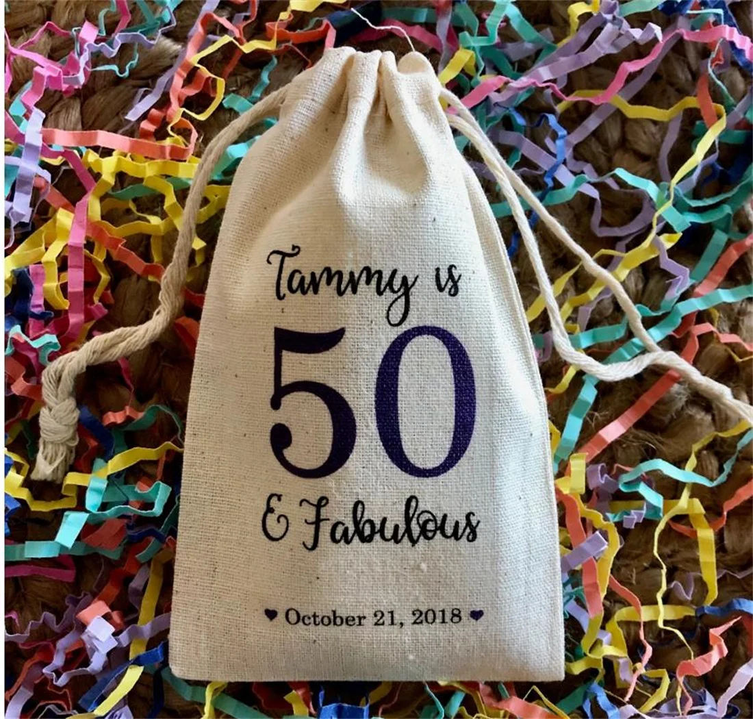 20pcs Personalized Party Favor Bags 